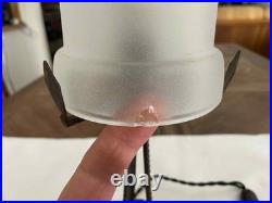 Jolie lampe ART DECO fer forgé