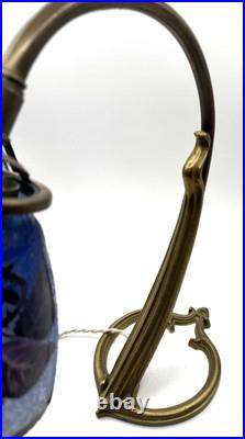 Jules FRANCO (NANCÉA) Lampe art nouveau art déco -daum-muller-gallé-schneider