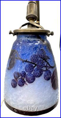 Jules FRANCO (NANCÉA) Lampe art nouveau art déco -daum-muller-gallé-schneider