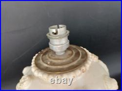 LAMPE A POSER EN CERAMIQUE 1930-1940 ART DECO PIED DE LAMPADAIRE Ht22cm