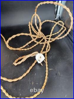 LAMPE A POSER EN CERAMIQUE 1930-1940 ART DECO PIED DE LAMPADAIRE Ht22cm