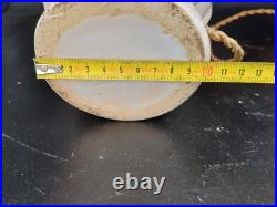 LAMPE A POSER EN CERAMIQUE 1930-1940 ART DECO PIED DE LAMPADAIRE Ht22cm