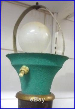 LAMPE CHAMPIGNON ART DECO-dalle de verre-dlg desny, perzel, adnet, bauhaus, nauny