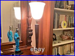 LAMPE MAZDA noyer art déco vintage 1930. Interrupteur rotatif