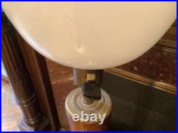 LAMPE MAZDA noyer art déco vintage 1930. Interrupteur rotatif