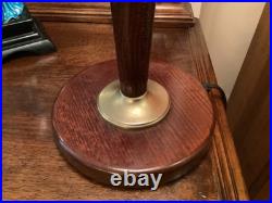 LAMPE MAZDA noyer art déco vintage 1930. Interrupteur rotatif