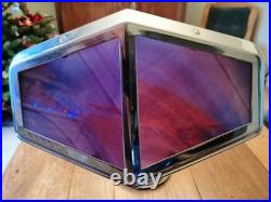 LAMPE PIROUETT CHROME ET VERRE ART DECO antique lamp pirouett