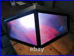 LAMPE PIROUETT CHROME ET VERRE ART DECO antique lamp pirouett