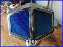 LAMPE PIROUETT CHROME ET VERRE ART DECO antique lamp pirouett
