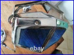 LAMPE PIROUETT CHROME ET VERRE ART DECO antique lamp pirouett