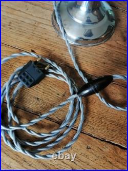 LAMPE PIROUETT CHROME ET VERRE ART DECO antique lamp pirouett