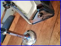 LAMPE PIROUETT CHROME ET VERRE ART DECO antique lamp pirouett