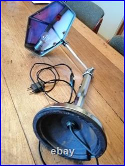 LAMPE PIROUETT CHROME ET VERRE ART DECO antique lamp pirouett