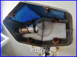 LAMPE PIROUETT CHROME ET VERRE ART DECO antique lamp pirouett