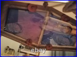 LAMPE PIROUETT modèle salon CHROME ET VERRE ART DECO