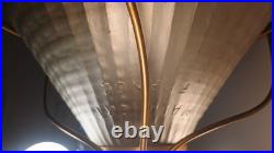 Lampadaire Lampe de table signé maison Malabert 1930 Art Déco DLG bagues Quinet