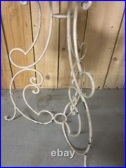 Lampadaire Pied de Lampe Art Deco Design Moderniste Ancien Fer Forgé Vintage