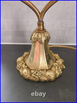 Lampe ART DECO PIED BRONZE LAMPE de chevet / de bureau