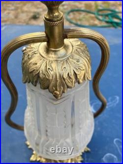Lampe ART DECO PIED BRONZE LAMPE de chevet / de bureau