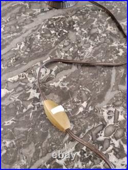 Lampe ART DECO SCHNEIDER PIED Fer Forgé LAMPE de chevet / de bureau