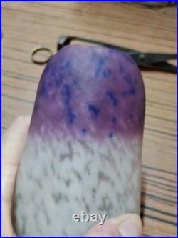 Lampe ART DECO SCHNEIDER PIED Fer Forgé LAMPE de chevet / de bureau