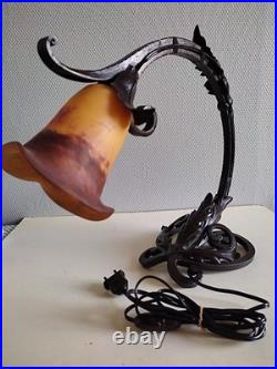 Lampe ART NOUVEAU / DECO fer forgé