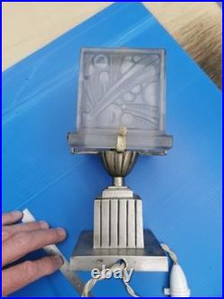 Lampe A. BOYREAU, Art Déco, Années 30. EB 015-G