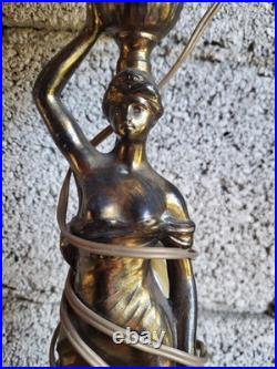 Lampe À Pétrole Art Nouveau Signée Guillemin