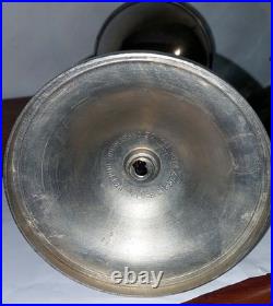 Lampe A Pétrole Moderne Tito Landi Titus Rare Pied Fleuri Art Deco Dilecta