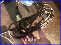 Lampe A Poser En Régule Doré Et Base Marbre Rose, Colombine Art Déco