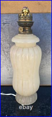 Lampe Albtre Art Deco Travail Francais/italien Alabaster 1925 Sue Et Mare Etc