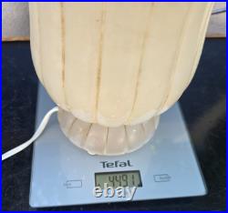Lampe Albtre Art Deco Travail Francais/italien Alabaster 1925 Sue Et Mare Etc