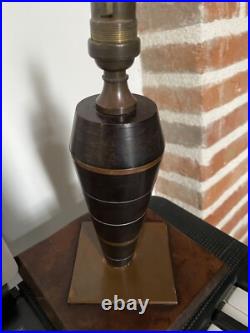 Lampe Ancien Art Deco Bakélite Ébonite Design Moderniste André Sornay