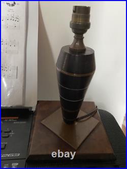 Lampe Ancien Art Deco Bakélite Ébonite Design Moderniste André Sornay