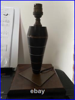 Lampe Ancien Art Deco Bakélite Ébonite Design Moderniste André Sornay