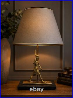 Lampe Ancienne Égypte 1940 Art Déco Neo Classique
