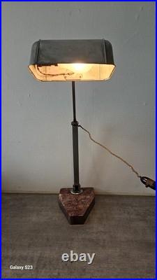 Lampe Art Déco Artisanat Français Bureau articulée vintage 1930/50's