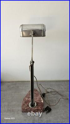Lampe Art Déco Artisanat Français Bureau articulée vintage 1930/50's