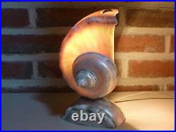 Lampe Art Deco Chevet Veilleuse Coquillage Nacre Mere De Perle