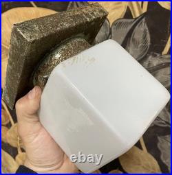 Lampe Art Deco Design Moderniste Vintage Lustre Applique Verre