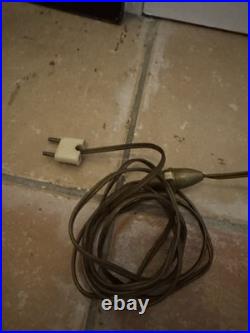 Lampe Art Deco Doré Tulipe Pâte de Verre. Ancienne laiton