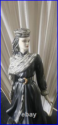 Lampe Art Déco Femme Élégante signé Guido Cortese (Cevik Italie) années 70-80