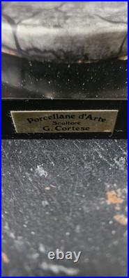 Lampe Art Déco Femme Élégante signé Guido Cortese (Cevik Italie) années 70-80