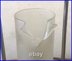 Lampe Art Déco, Macassar, Parchemin, Métal Chromé, Jacques Emile Ruhlmann