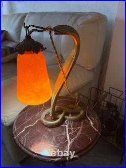 Lampe Art Déco. Muller Freres