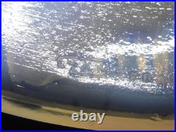 Lampe Art Déco Verrerie Globe Opalescent Ezan France Pied Métal Argenté L R