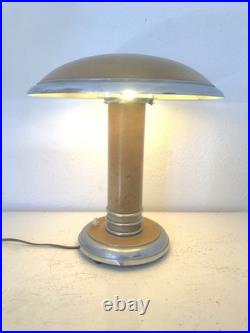Lampe Art Deco de type paquebot par Georges Halais