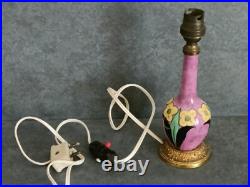 Lampe Art Déco en Céramique Ancienne