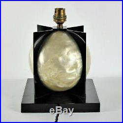 Lampe Art Déco perle nacrée, 1930