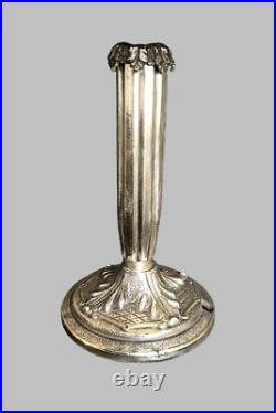 Lampe Art Deco verre moucheté signé MULLER Frères jolie forme France 1930